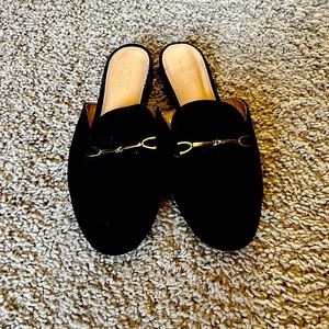 Black Suede Loafers